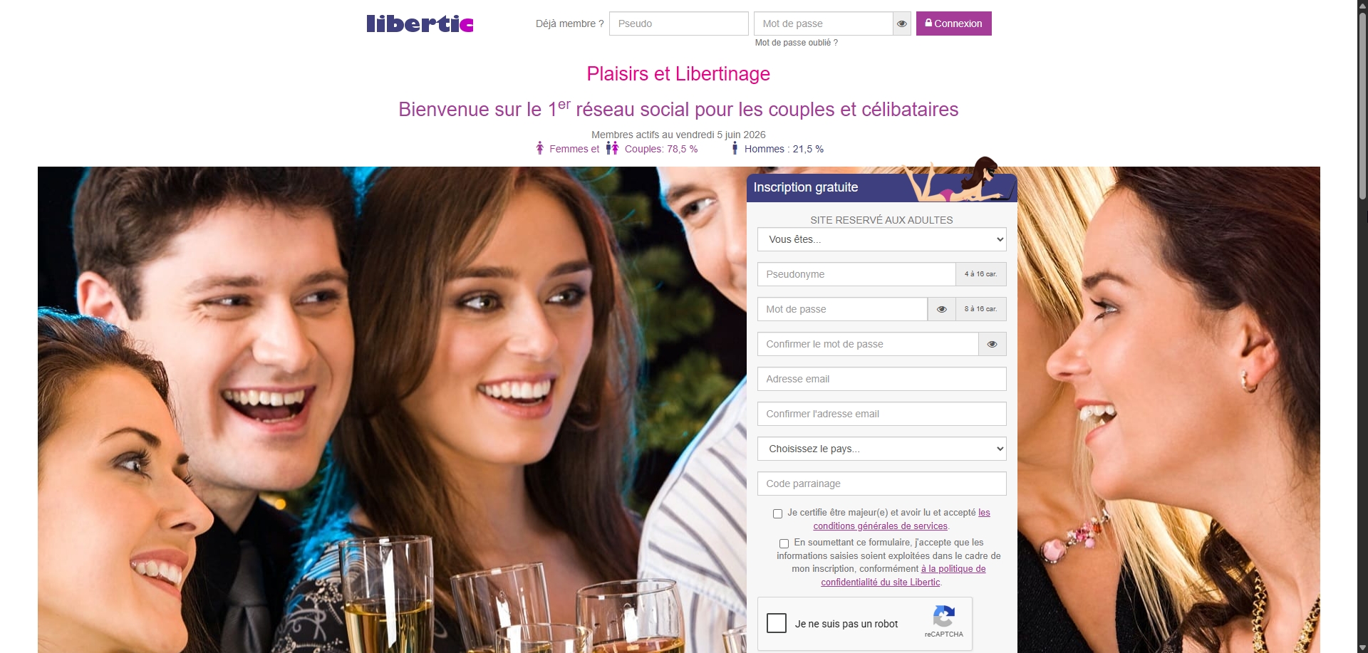Aperçu de Libertic